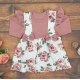 sukienkobody niemowlęce retro Róża szelk